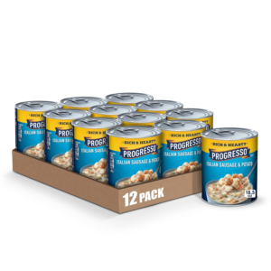 Rich & Hearty, Italian Sausage & Potato Canned Soup, Gluten Free, 18.5 Oz. (Pack of 12)