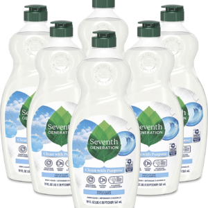Dish Liquid Soap Free & Clear Liquid Soap Pack of 6 Dishwashing Soap Dish Soap for Sensitive Skin 19 Oz