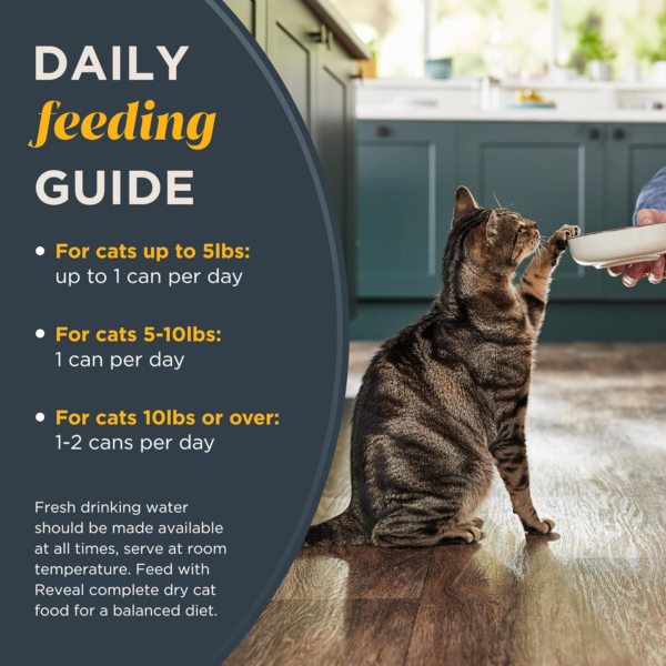 Natural Wet Cat Food, 24 Count, Grain Free, Limited Ingredient Canned Food for Cats, Ocean Fish in Gravy, 2.47 Oz Cans - Image 6