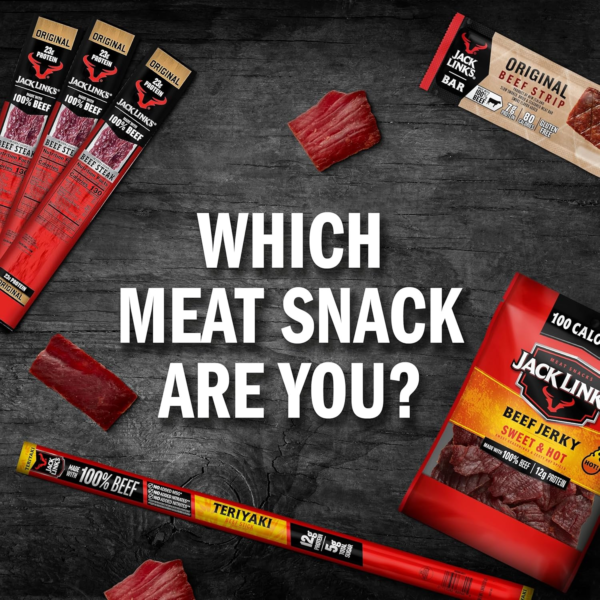 Beef Sticks, Teriyaki – Protein Snack, Meat Stick with 5G of Protein, Meat Snack Sticks Made with 100% Beef, Keto, Paleo & Carnivore Diet Ready, Individually Wrapped – 0.92 Oz. (20 Count) - Image 7