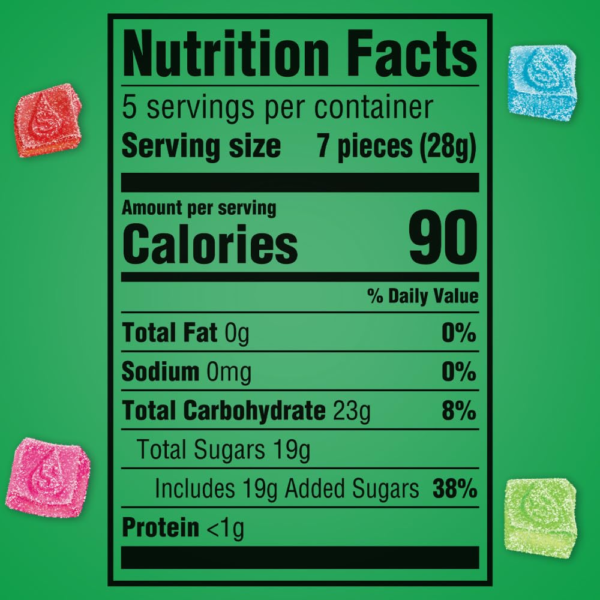 Gummies Sours Gummy Candy, 5 Oz Bag (Pack of 12) - Image 8