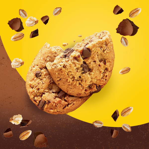 Soft Baked Oats & Chocolate Breakfast Biscuits, Chewy Breakfast Bars, 6 Boxes of 5 Packs (1 Biscuit per Pack) - Image 3