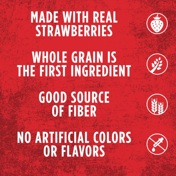 Kellogg’S  Breakfast Cereal Cups, 11 Vitamins and Minerals, Made with Real Strawberries, Red Berries, 30Oz Case (12 Cups) - Image 2