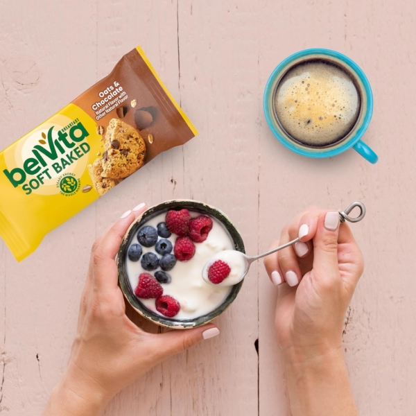 Soft Baked Oats & Chocolate Breakfast Biscuits, Chewy Breakfast Bars, 6 Boxes of 5 Packs (1 Biscuit per Pack) - Image 5